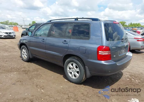 2003 Toyota Highlander Limited from USA, damaged, VIN JTEGF21A730109345